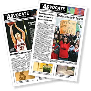 The Advocate MHCC student newspaper advertising rates